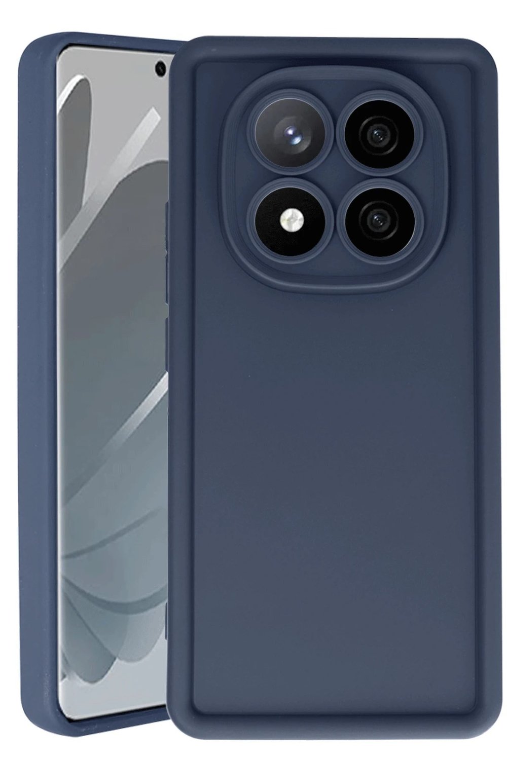 Mey İthalat®   Redmi Note 14 Pro 5G Kılıf Viera Silikon - Lacivert
