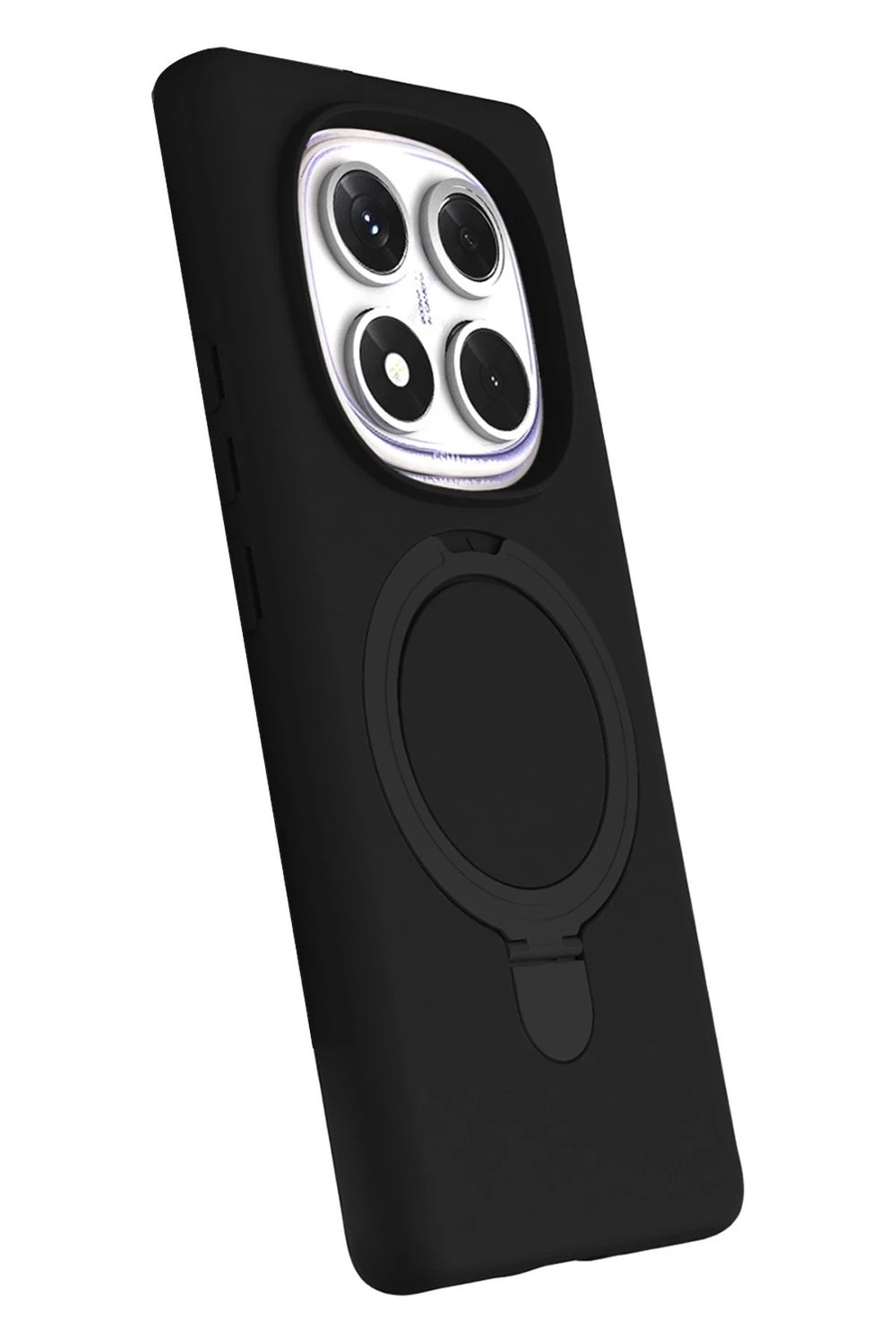 Mey İthalat®   Redmi Note 14 Pro 5G Regal Magsafe Standlı Kapak - Siyah