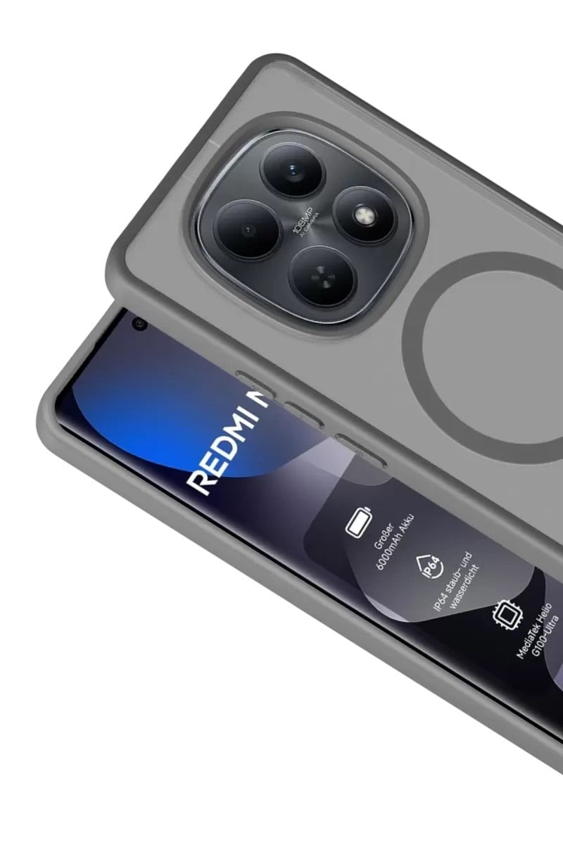 Mey İthalat®   Redmi Note 15 4G Jota Magsafe Kapak - Titan Gri