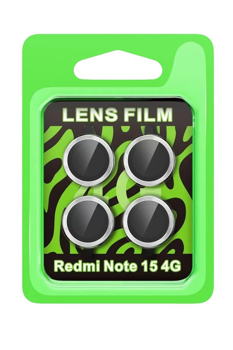 Mey İthalat®   Redmi Note 15 4G Raze Metal Kamera Lens - Gümüş