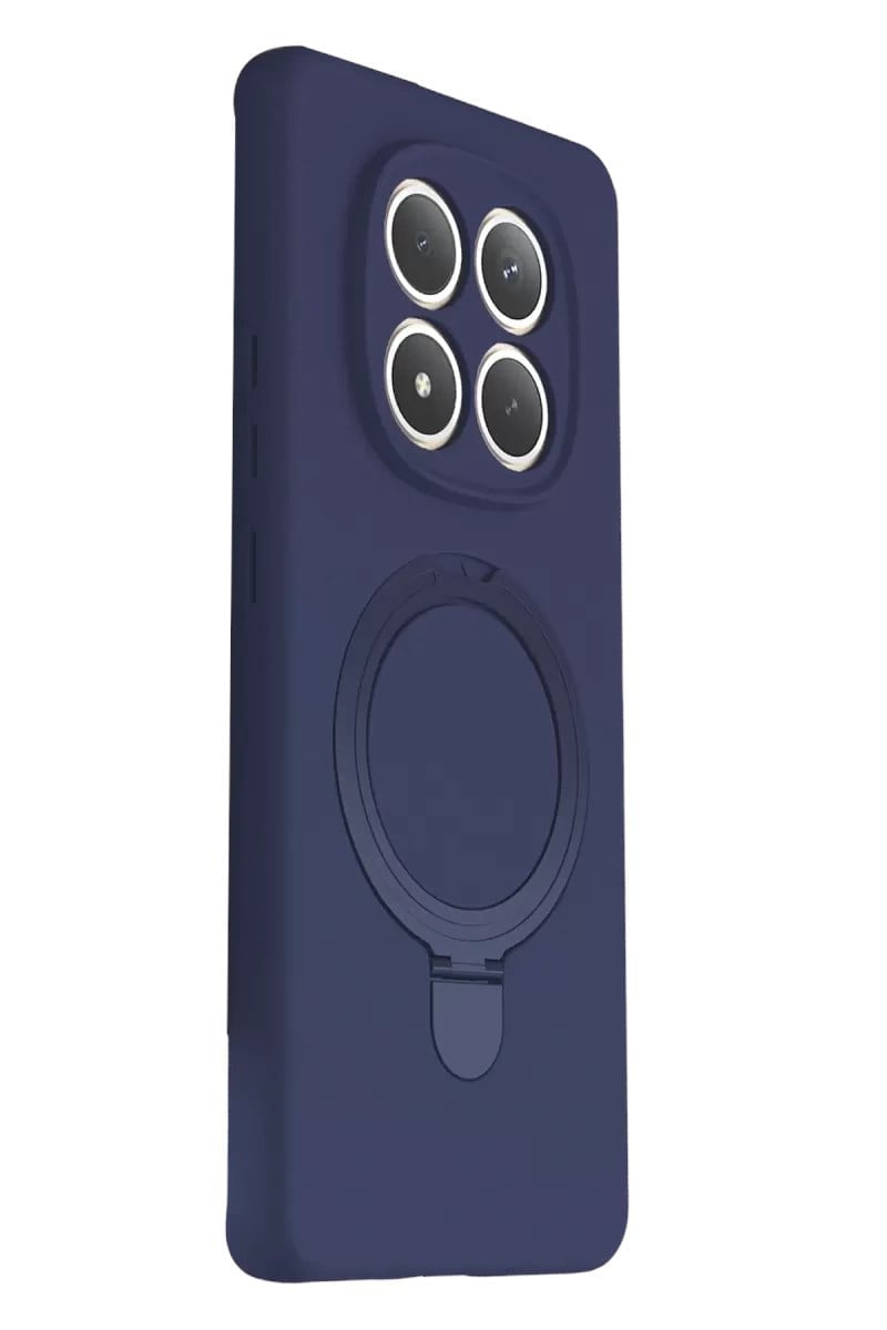 Mey İthalat®   Redmi Note 15 4G Regal Magsafe Standlı Kapak - Lacivert