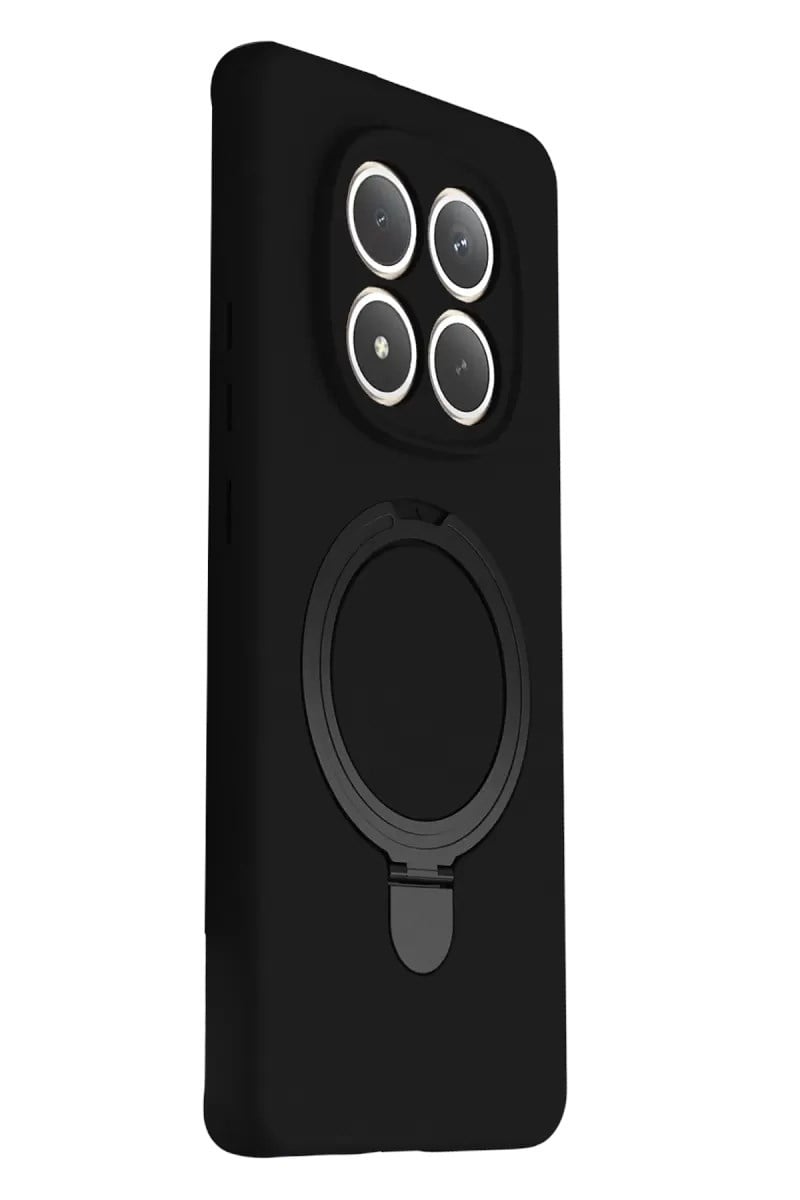 Mey İthalat®   Redmi Note 15 4G Regal Magsafe Standlı Kapak - Siyah