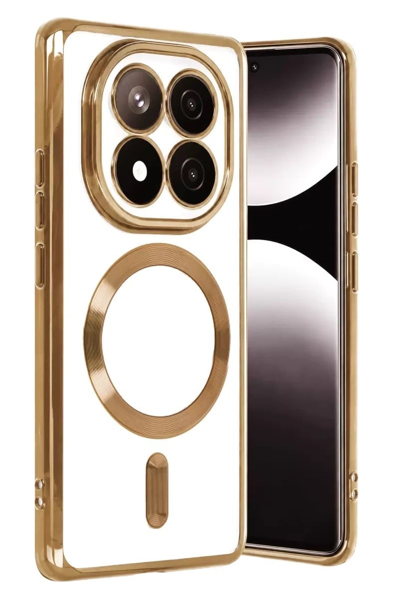Mey İthalat®   Redmi Note 15 Pro 4G Kross Magneticsafe Kapak - Gold