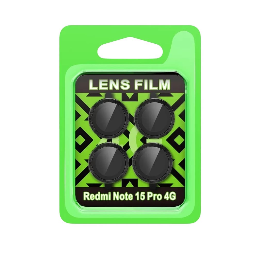 Mey İthalat®   Redmi Note 15 Pro 4G Raze Metal Kamera Lens - Siyah