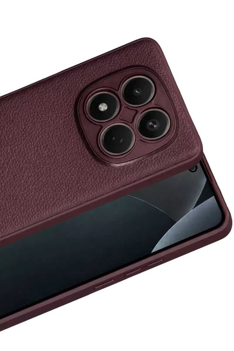 Mey İthalat®   Redmi Note 15 Pro 4G Thermax Silikon Kılıf - Bordo
