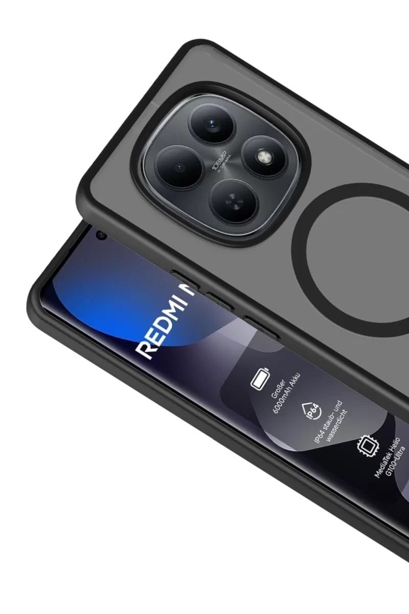 Mey İthalat®   Redmi Note 15 Pro Plus 5G Jota Magsafe Kapak - Siyah