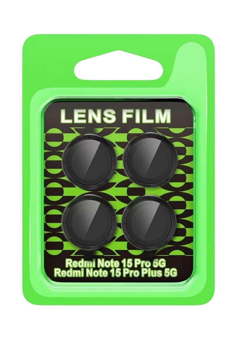 Mey İthalat®   Redmi Note 15 Pro Plus 5G Raze Metal Kamera Lens - Siyah