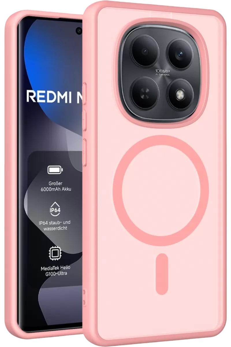 Mey İthalat®   Redmi Note 15 Pro Plus 5G Jota Magsafe Kapak - Pudra