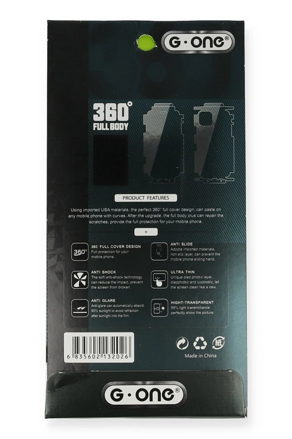 Mey İthalat®   Redmi Note 8 360 Full Body Arka Koruyucu