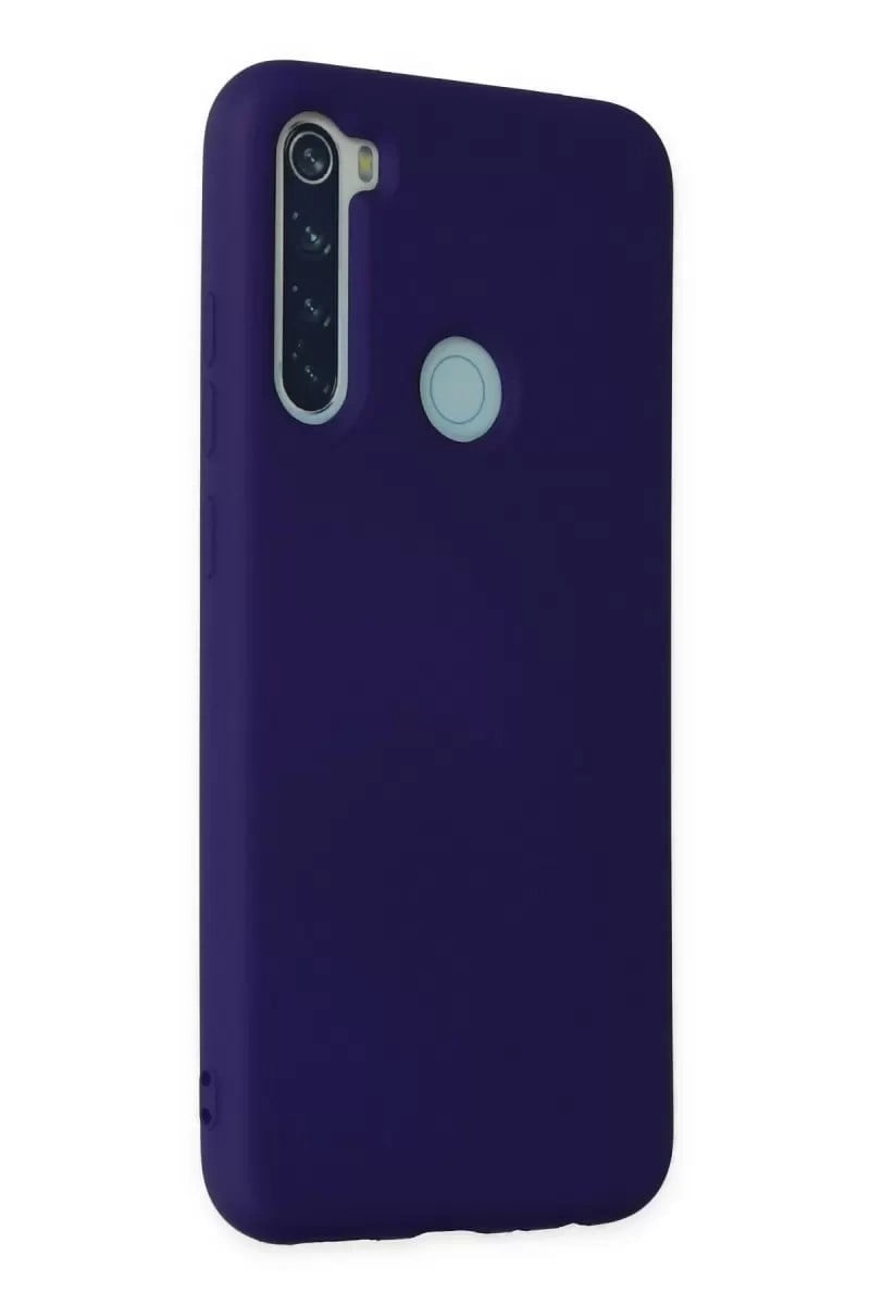 Mey İthalat®   Redmi Note 8 Kılıf Nano içi Kadife Silikon - Mor
