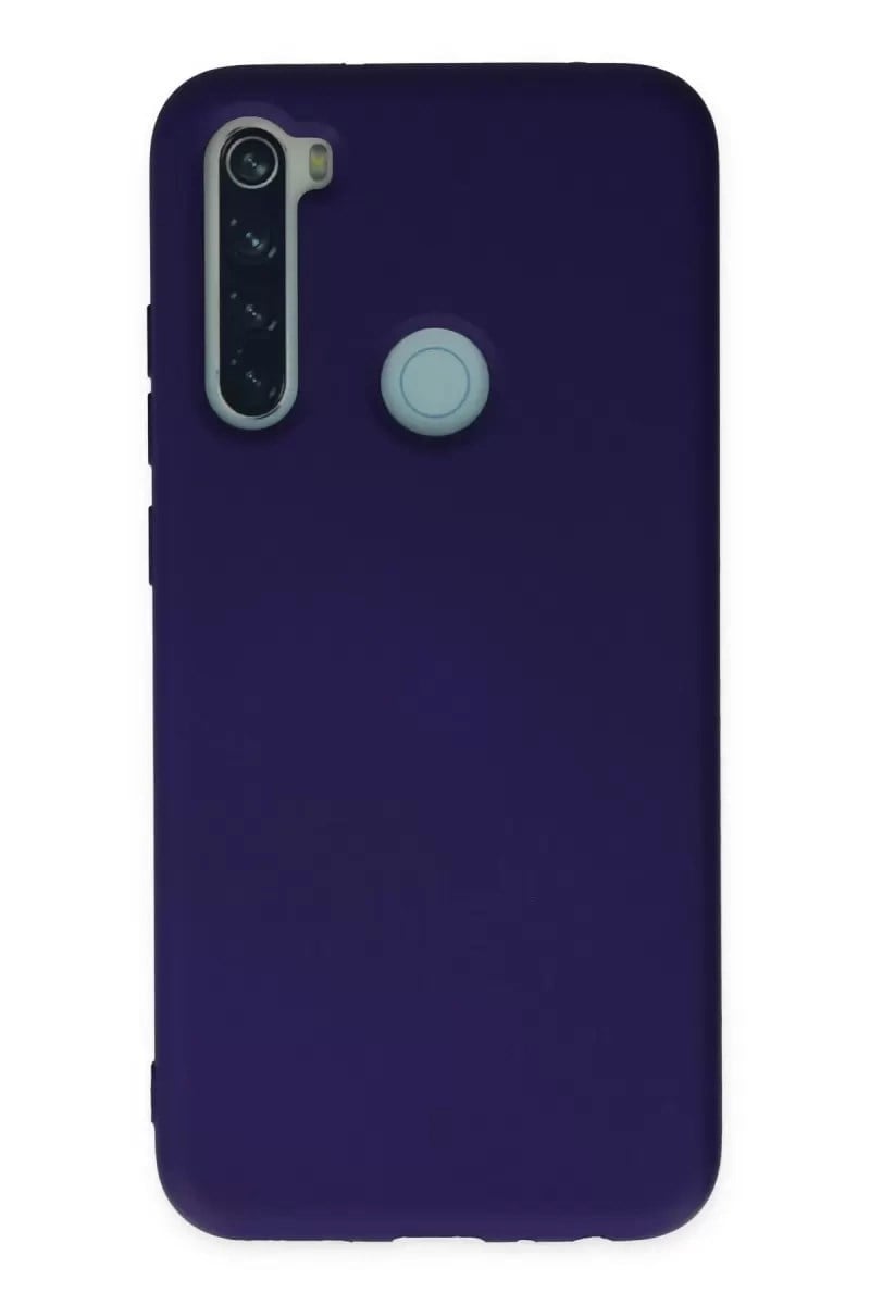 Mey İthalat®   Redmi Note 8 Kılıf Nano içi Kadife Silikon - Mor