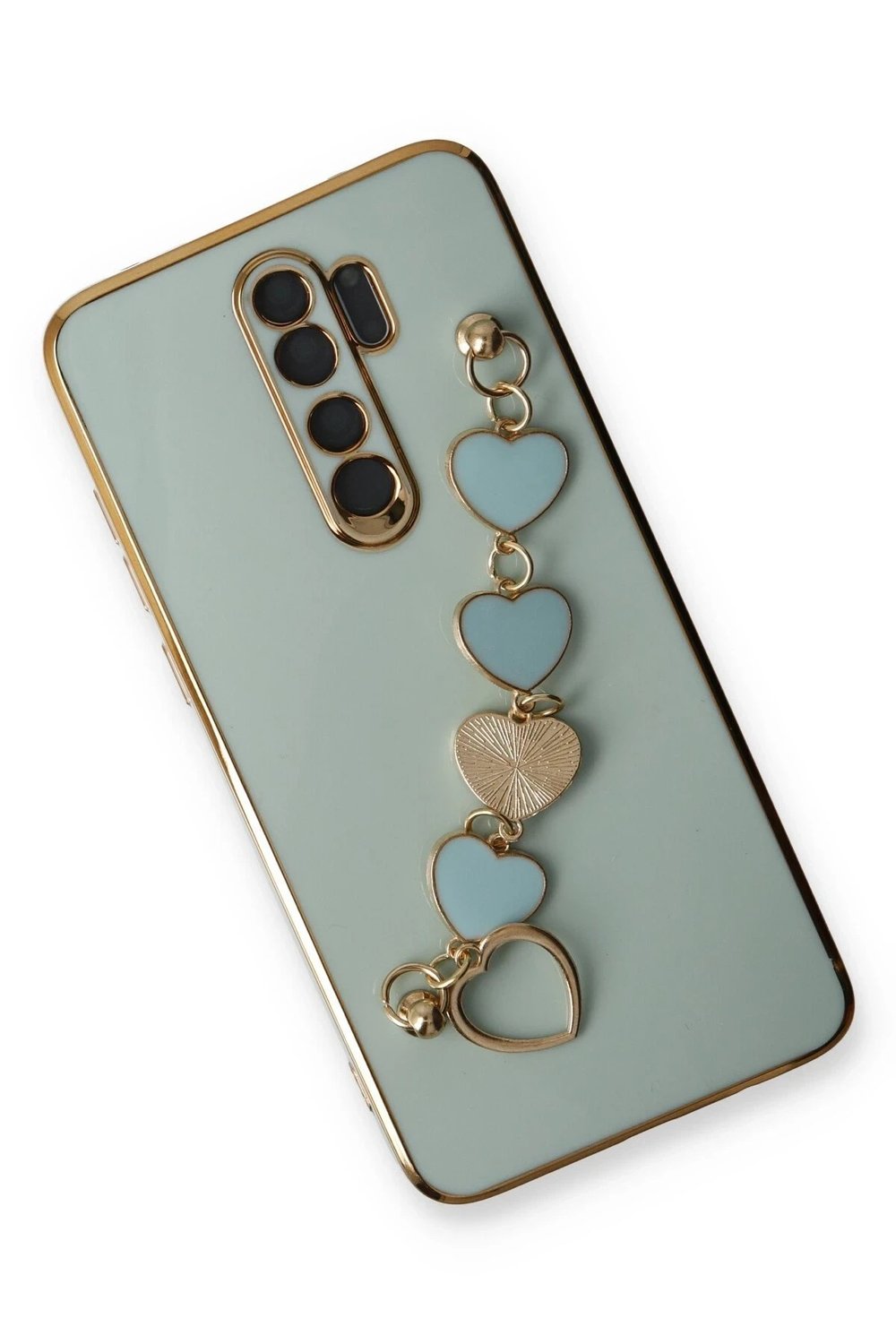 Mey İthalat®   Redmi Note 8 Pro Kılıf Esila Silikon - Su Yeşili