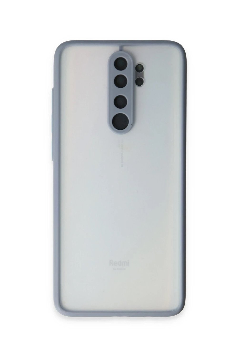 Mey İthalat®   Redmi Note 8 Pro Kılıf Montreal Silikon Kapak - Gri