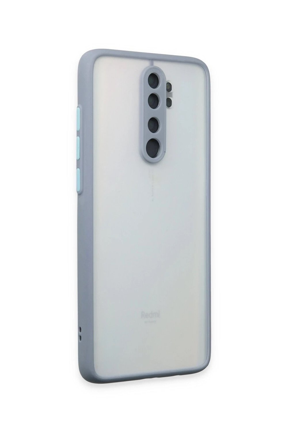 Mey İthalat®   Redmi Note 8 Pro Kılıf Montreal Silikon Kapak - Gri