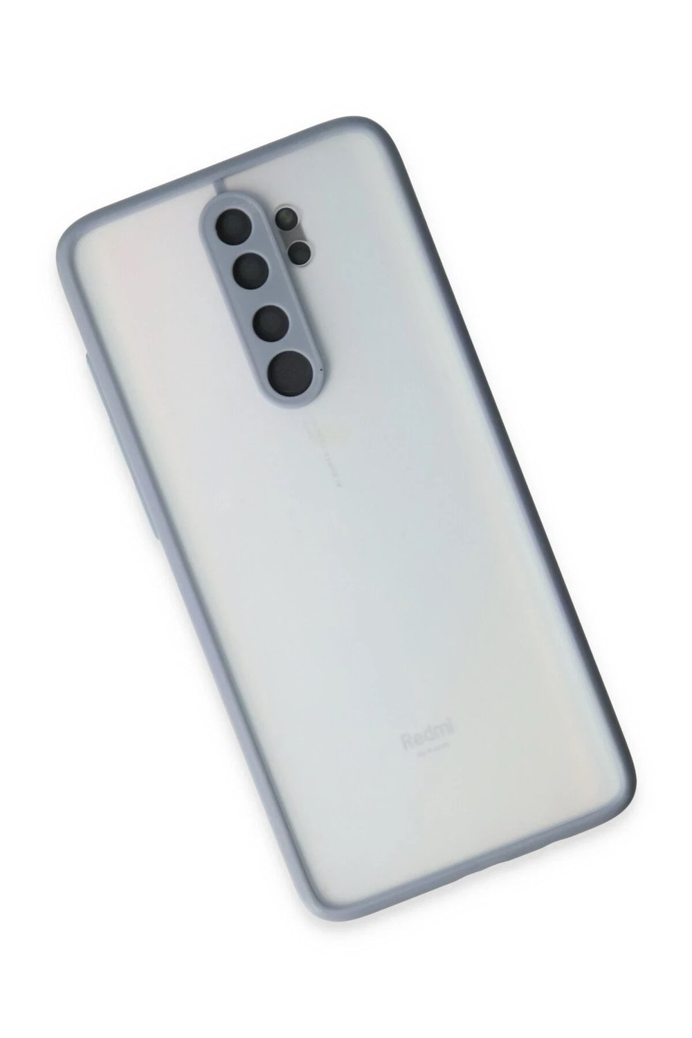 Mey İthalat®   Redmi Note 8 Pro Kılıf Montreal Silikon Kapak - Gri
