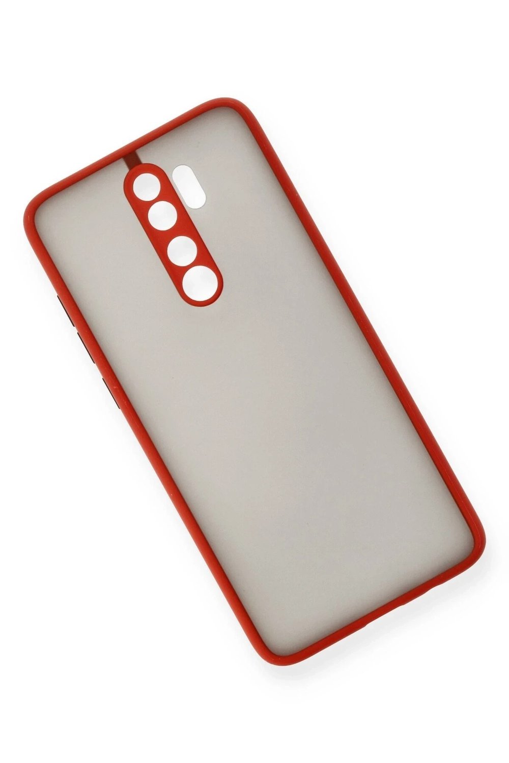 Mey İthalat®   Redmi Note 8 Pro Kılıf Montreal Silikon Kapak - Kırmızı
