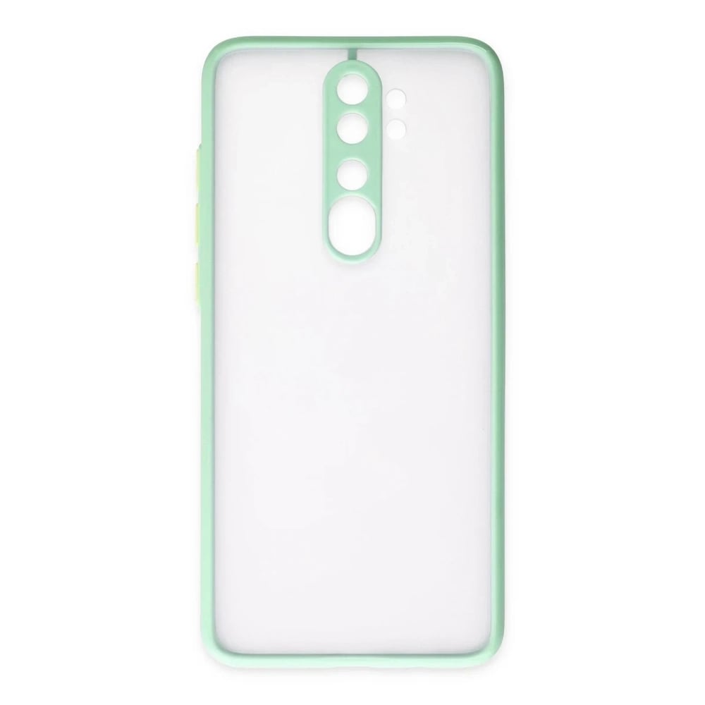 Mey İthalat®   Redmi Note 8 Pro Kılıf Montreal Silikon Kapak - Turkuaz