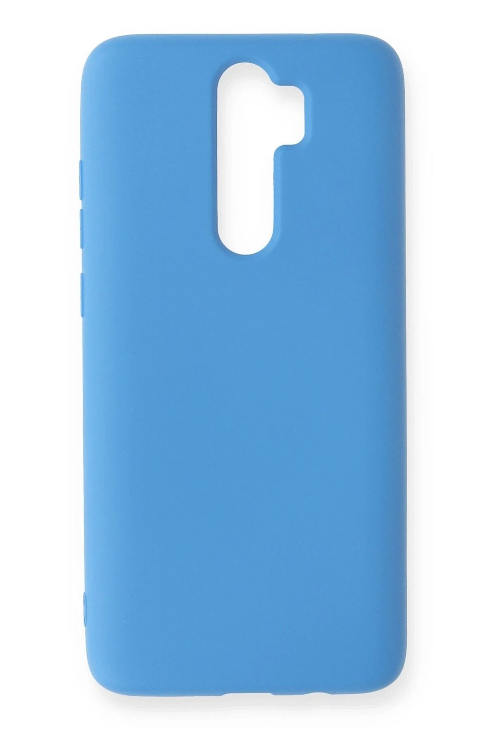 Mey İthalat®   Redmi Note 8 Pro Kılıf Nano içi Kadife Silikon - Mavi