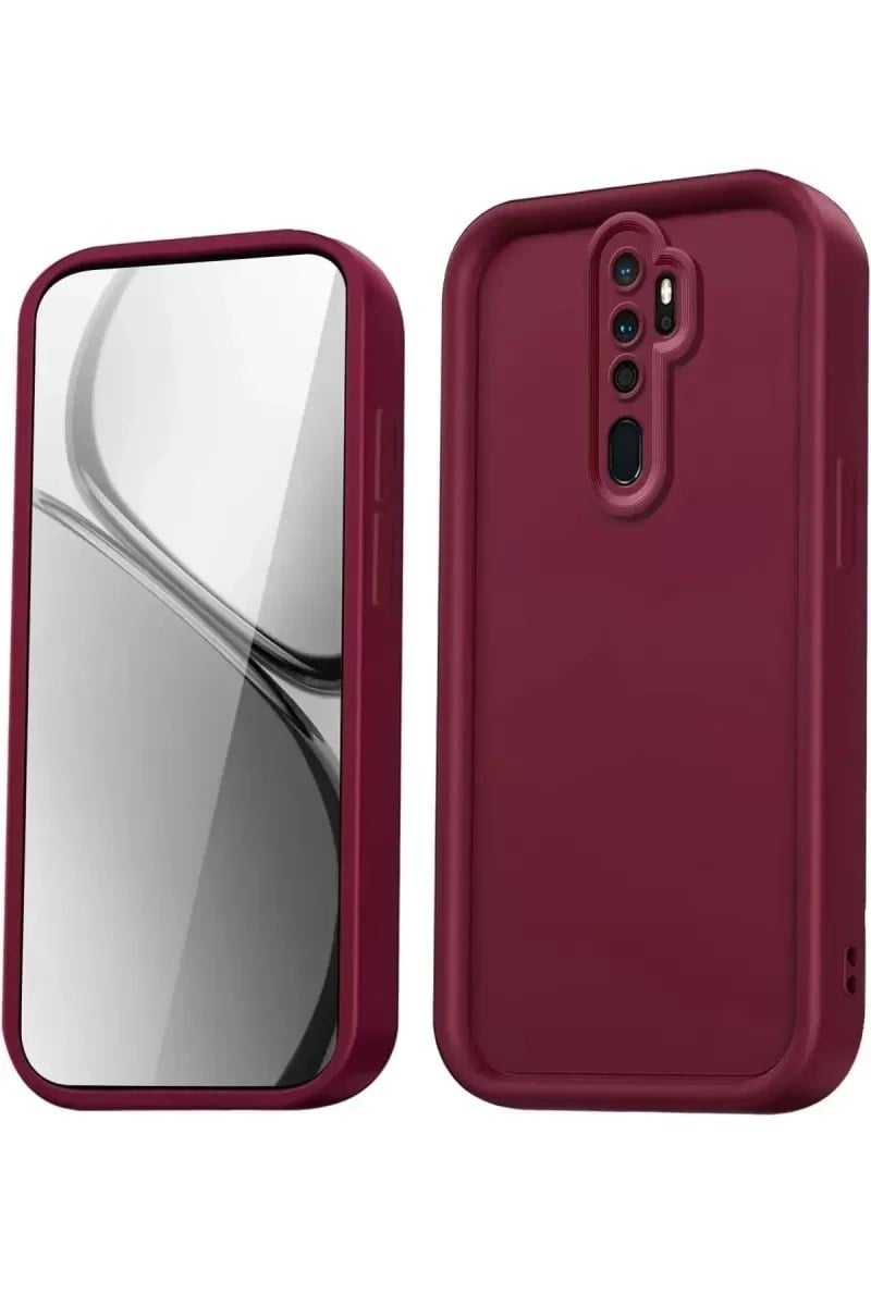 Mey İthalat®   Redmi Note 8 Pro Kılıf Viera Silikon - Bordo