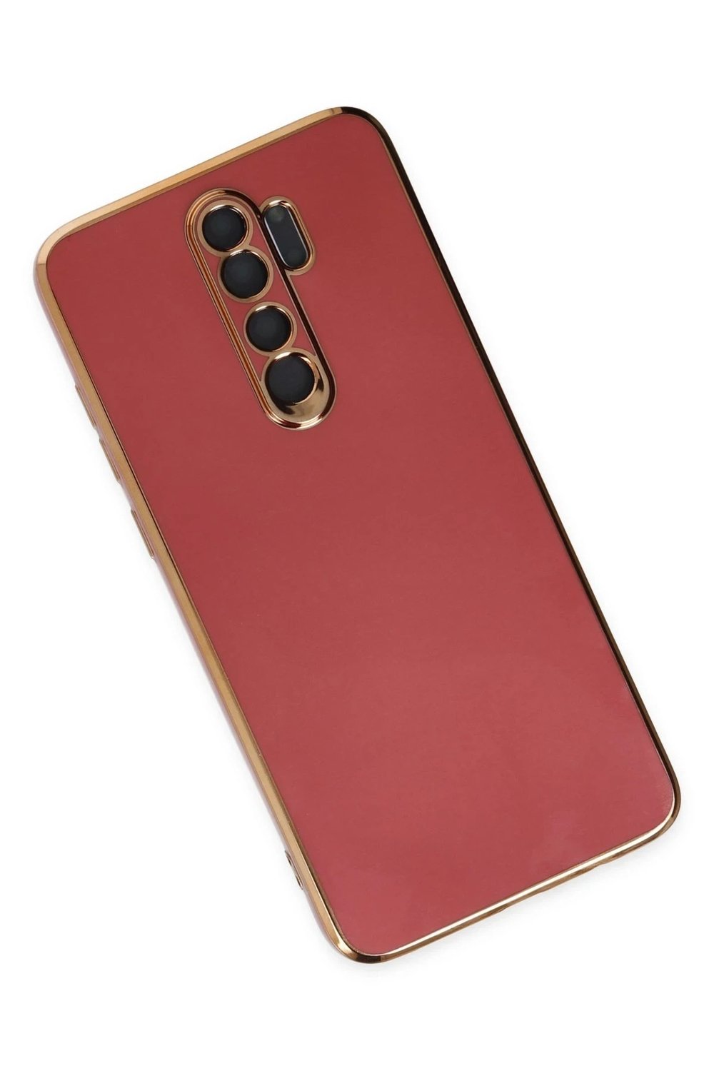 Mey İthalat®   Redmi Note 8 Pro Kılıf Volet Silikon - Kırmızı