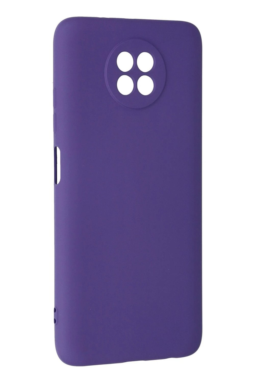 Mey İthalat®   Redmi Note 9 5G Kılıf Nano içi Kadife Silikon - Mor