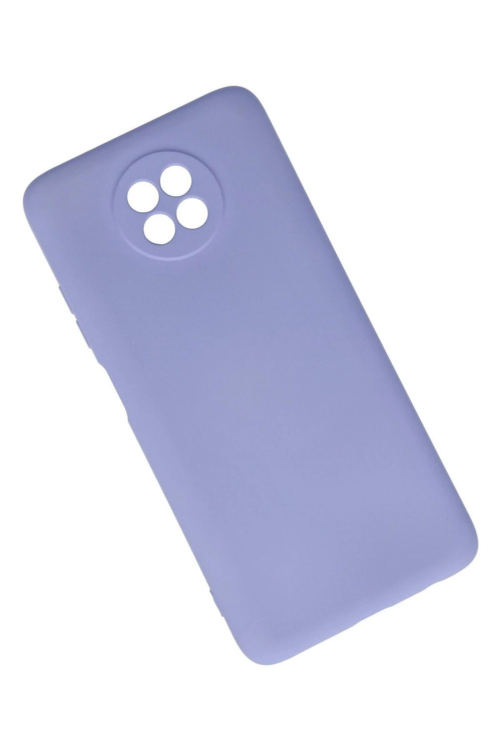Mey İthalat®   Redmi Note 9 5G Kılıf Nano içi Kadife Silikon - Lila
