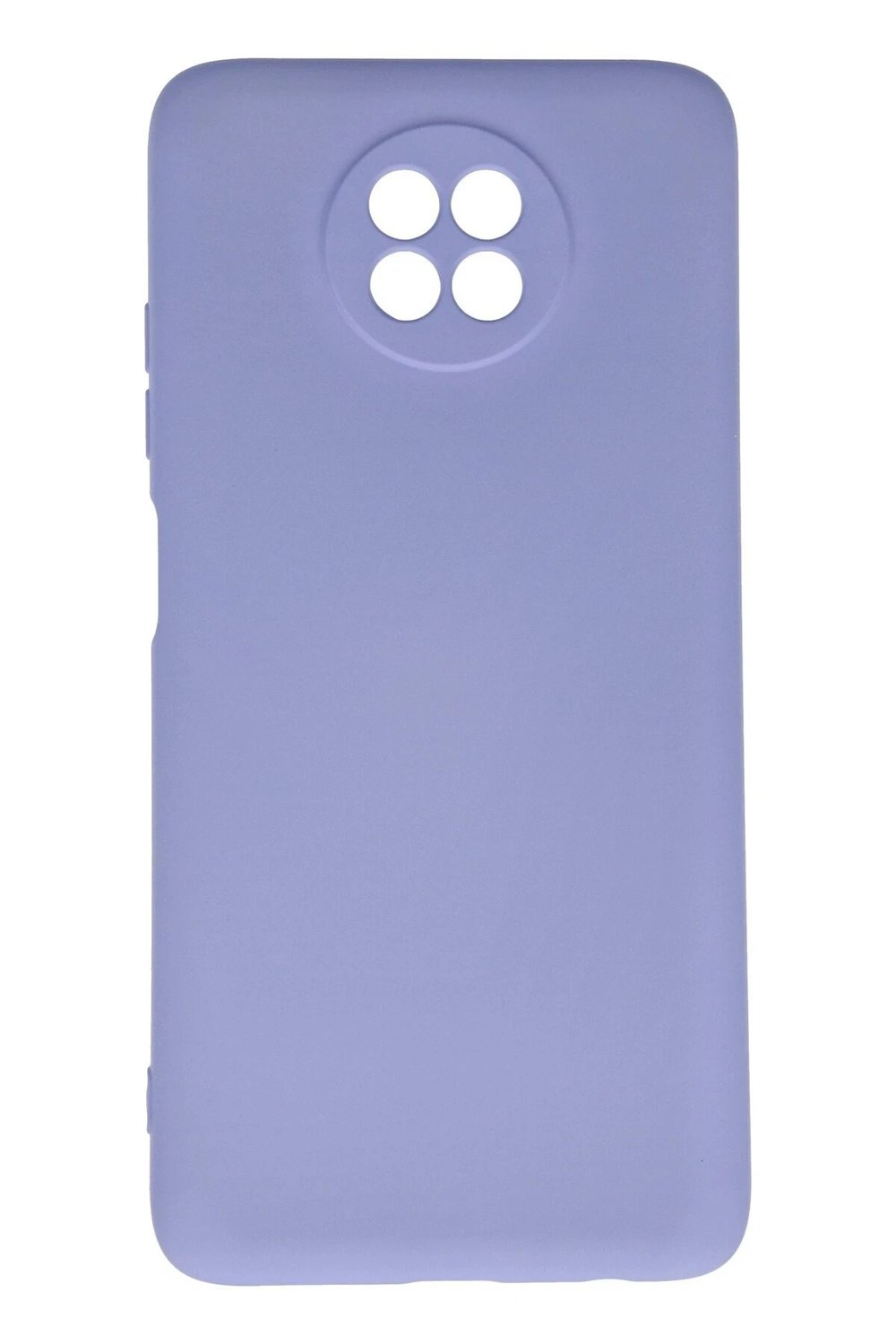 Mey İthalat®   Redmi Note 9 5G Kılıf Nano içi Kadife Silikon - Lila