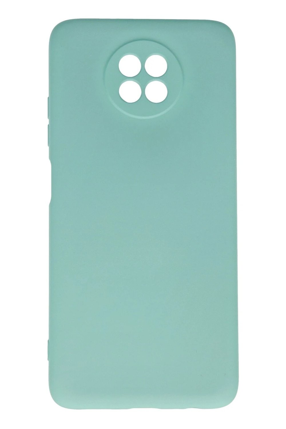 Mey İthalat®   Redmi Note 9 5G Kılıf Nano içi Kadife Silikon - Turkuaz