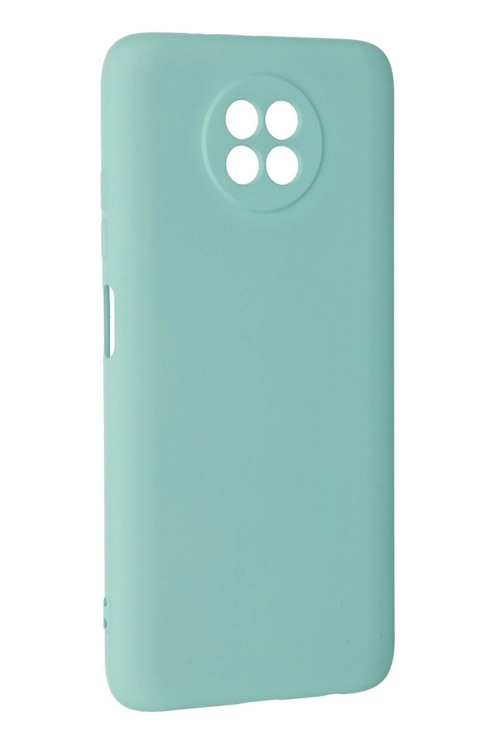 Mey İthalat®   Redmi Note 9 5G Kılıf Nano içi Kadife Silikon - Turkuaz