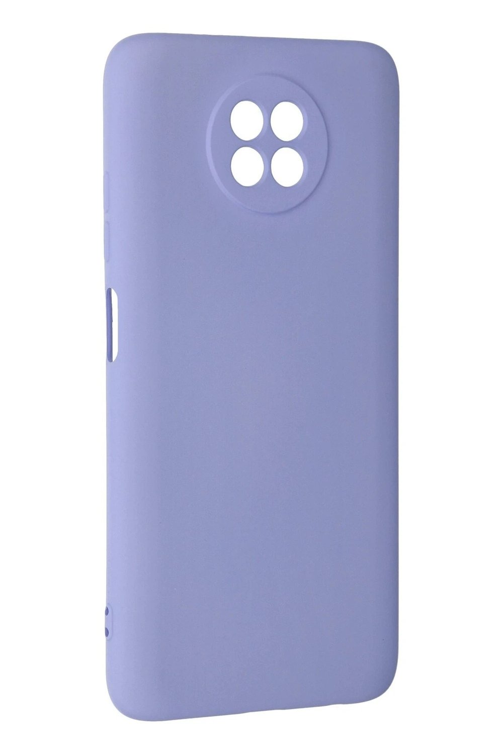 Mey İthalat®   Redmi Note 9 5G Kılıf Nano içi Kadife Silikon - Lila