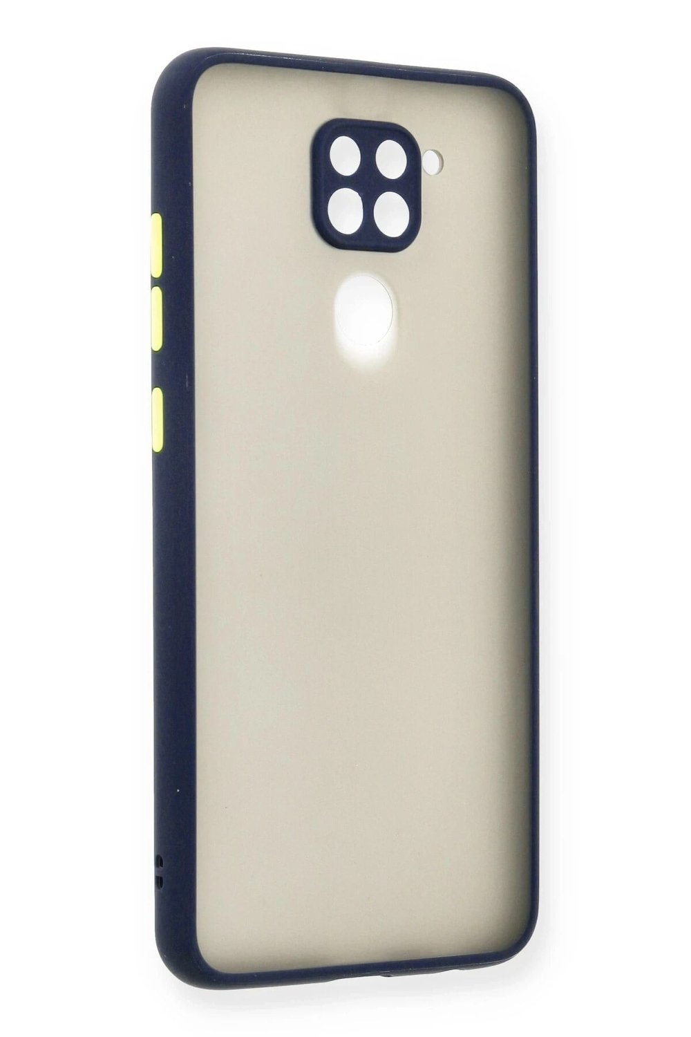 Mey İthalat®   Redmi Note 9 Kılıf Montreal Silikon Kapak - Lacivert