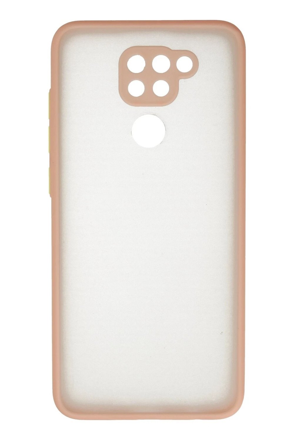 Mey İthalat®   Redmi Note 9 Kılıf Montreal Silikon Kapak - Pembe