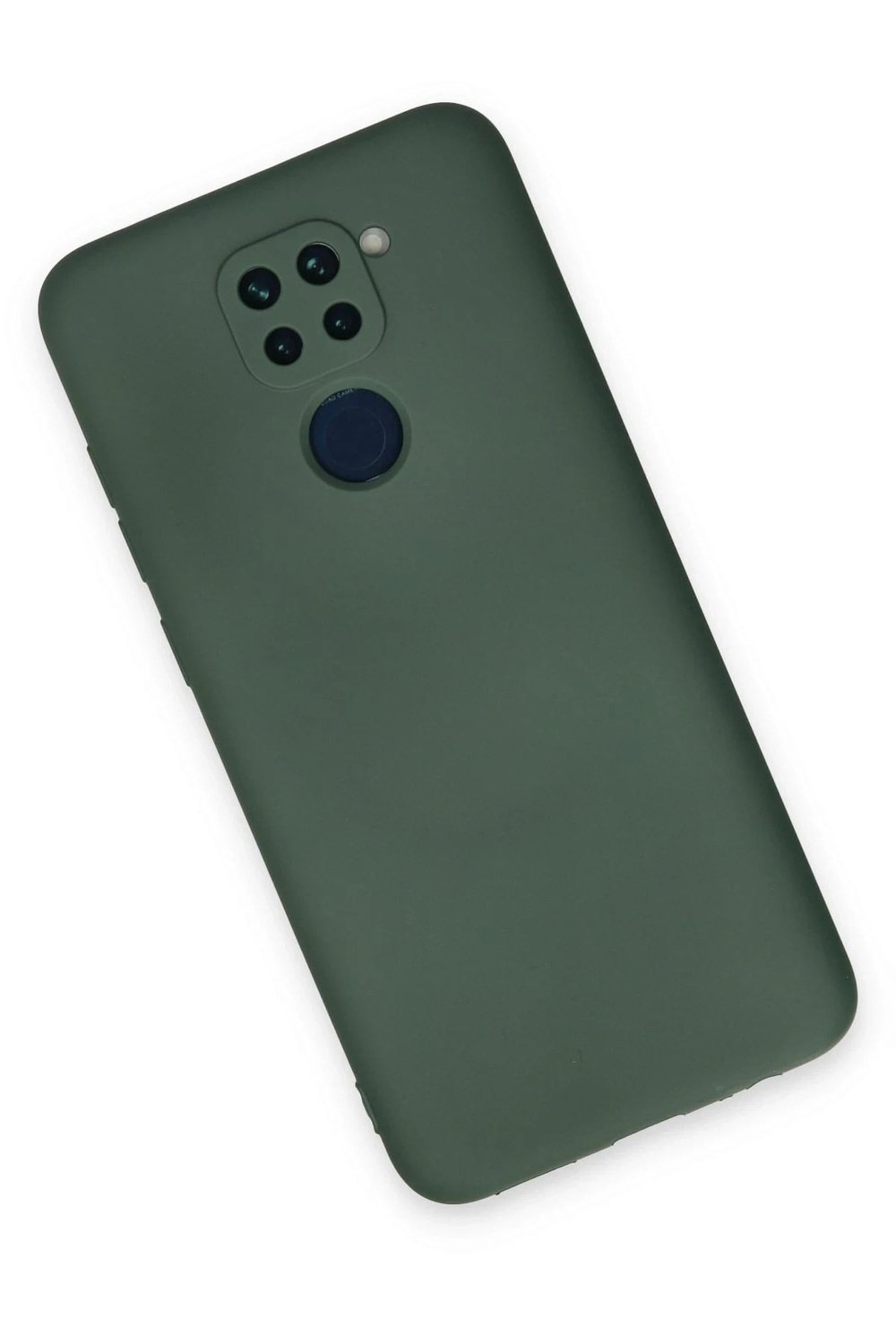 Mey İthalat®   Redmi Note 9 Kılıf Nano içi Kadife Silikon - Koyu Yeşil