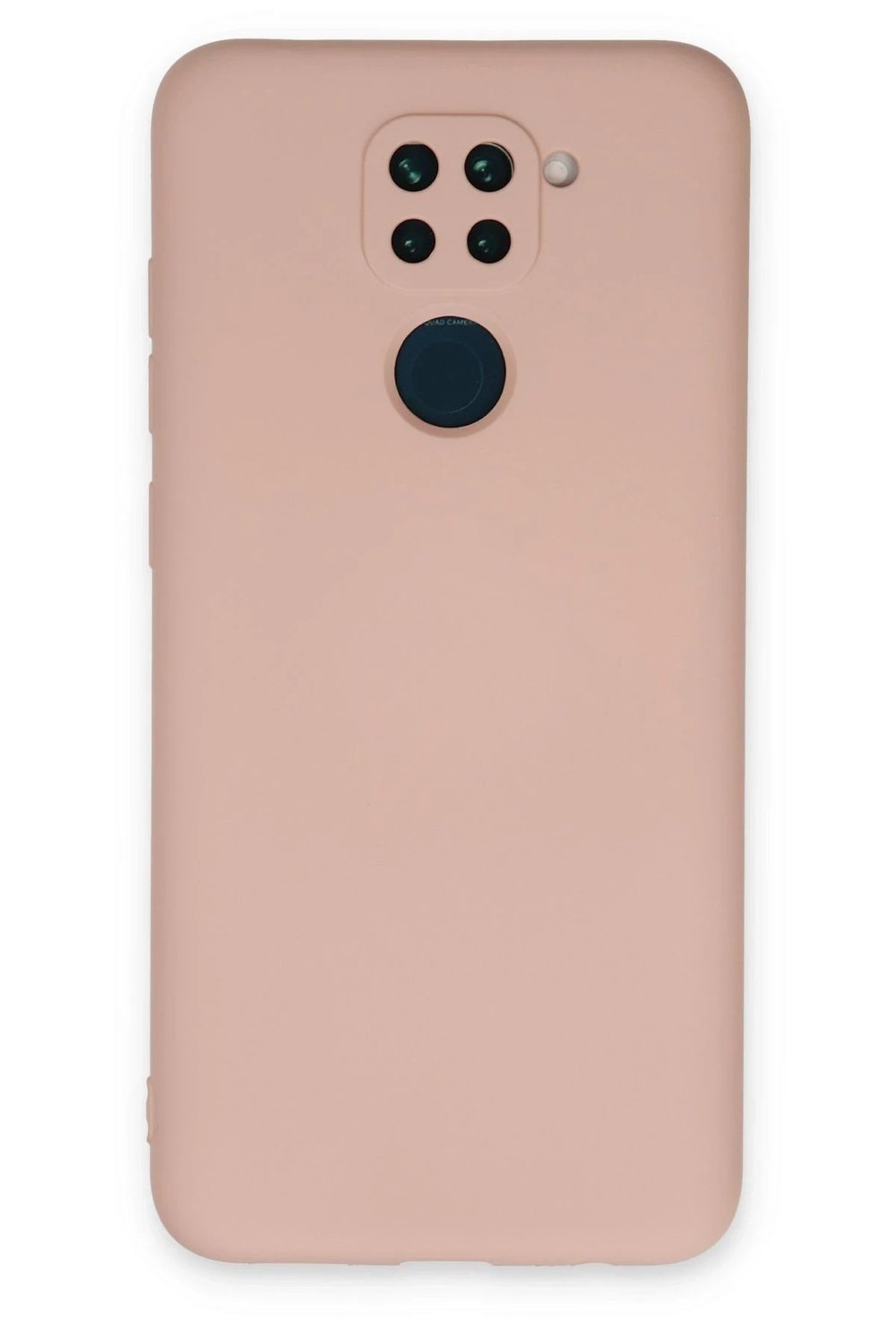Mey İthalat®   Redmi Note 9 Kılıf Nano içi Kadife Silikon - Pudra