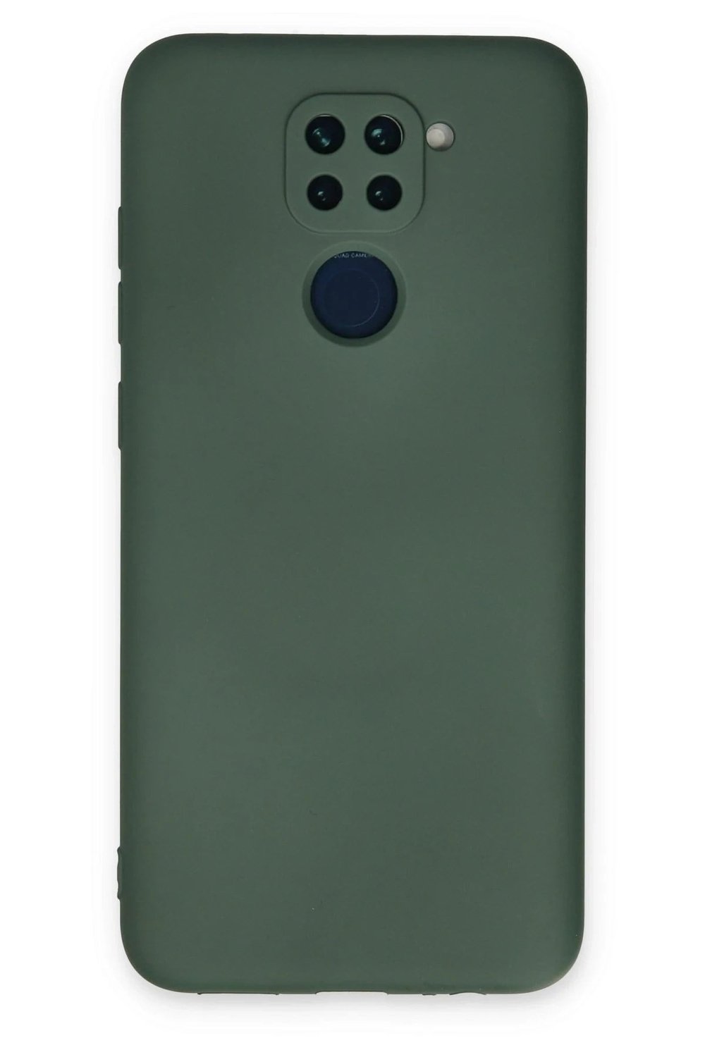 Mey İthalat®   Redmi Note 9 Kılıf Nano içi Kadife Silikon - Koyu Yeşil