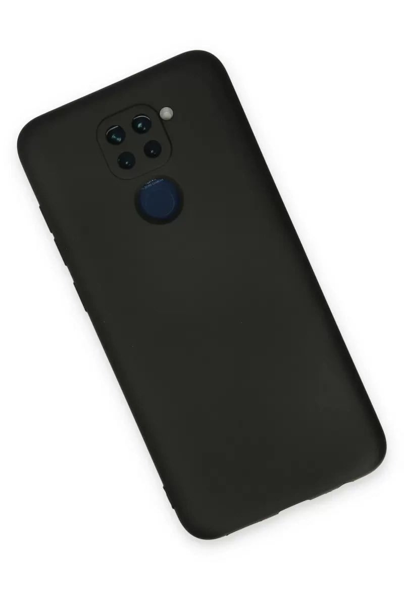 Mey İthalat®   Redmi Note 9 Kılıf Nano içi Kadife Silikon - Siyah