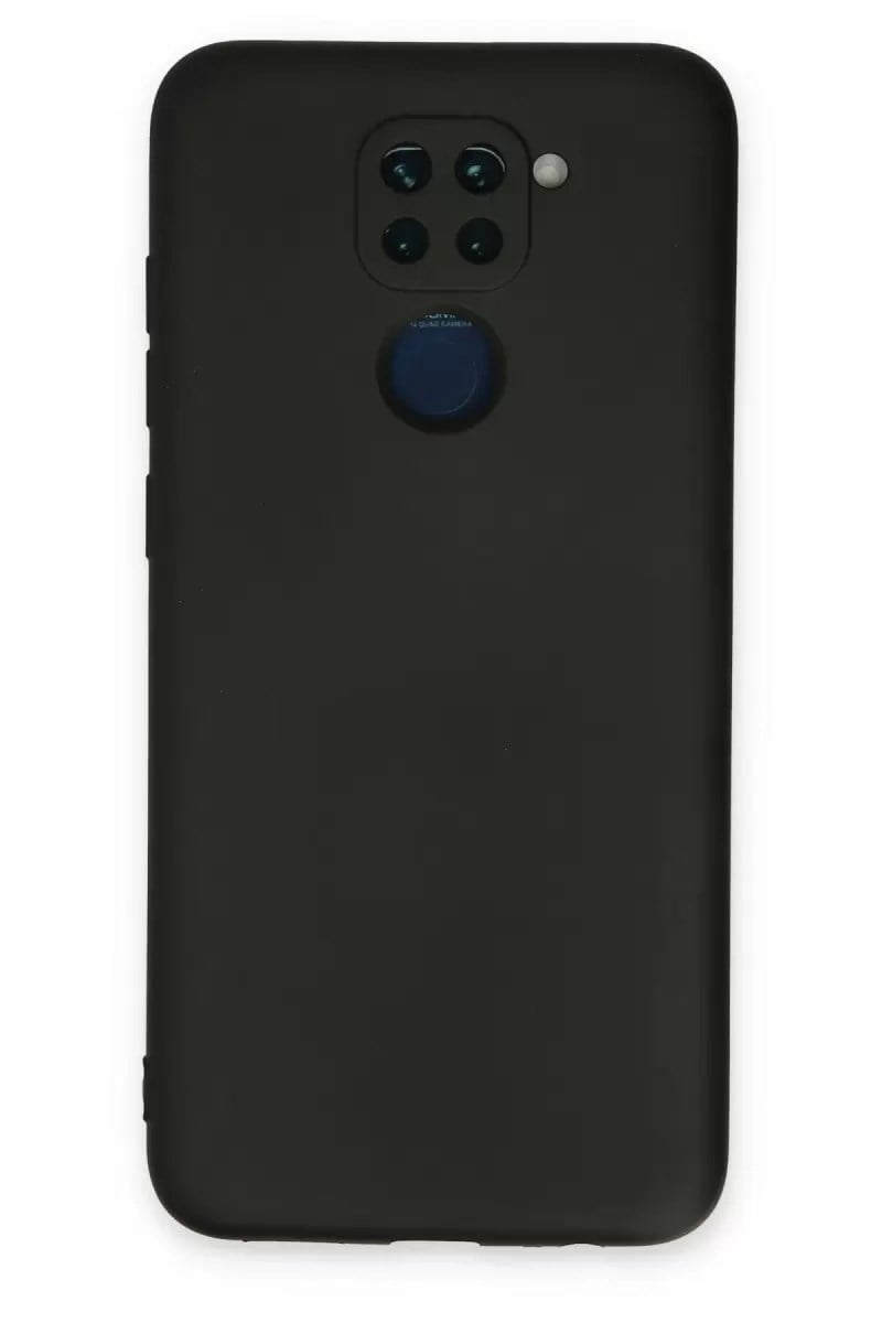 Mey İthalat®   Redmi Note 9 Kılıf Nano içi Kadife Silikon - Siyah