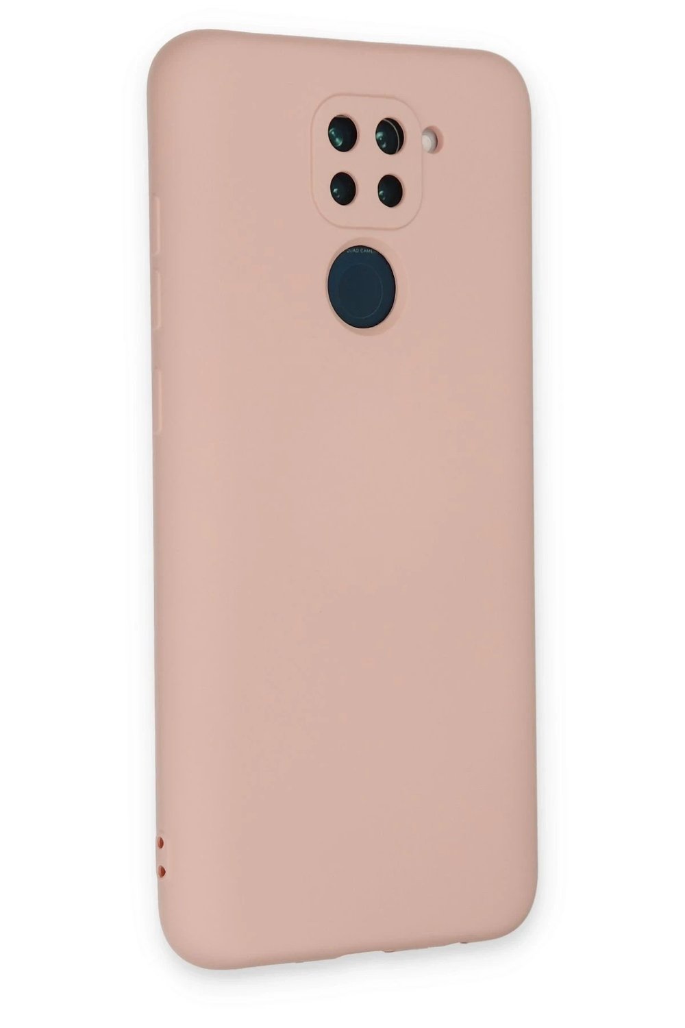 Mey İthalat®   Redmi Note 9 Kılıf Nano içi Kadife Silikon - Pudra