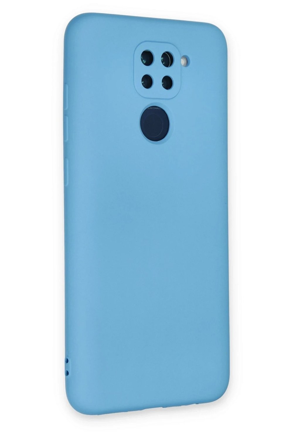 Mey İthalat®   Redmi Note 9 Kılıf Nano içi Kadife Silikon - Mavi