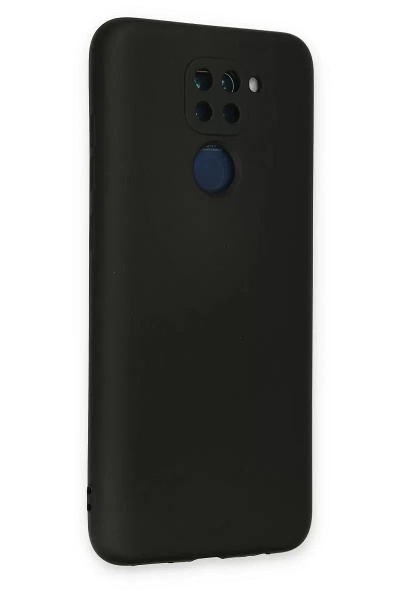 Mey İthalat®   Redmi Note 9 Kılıf Nano içi Kadife Silikon - Siyah