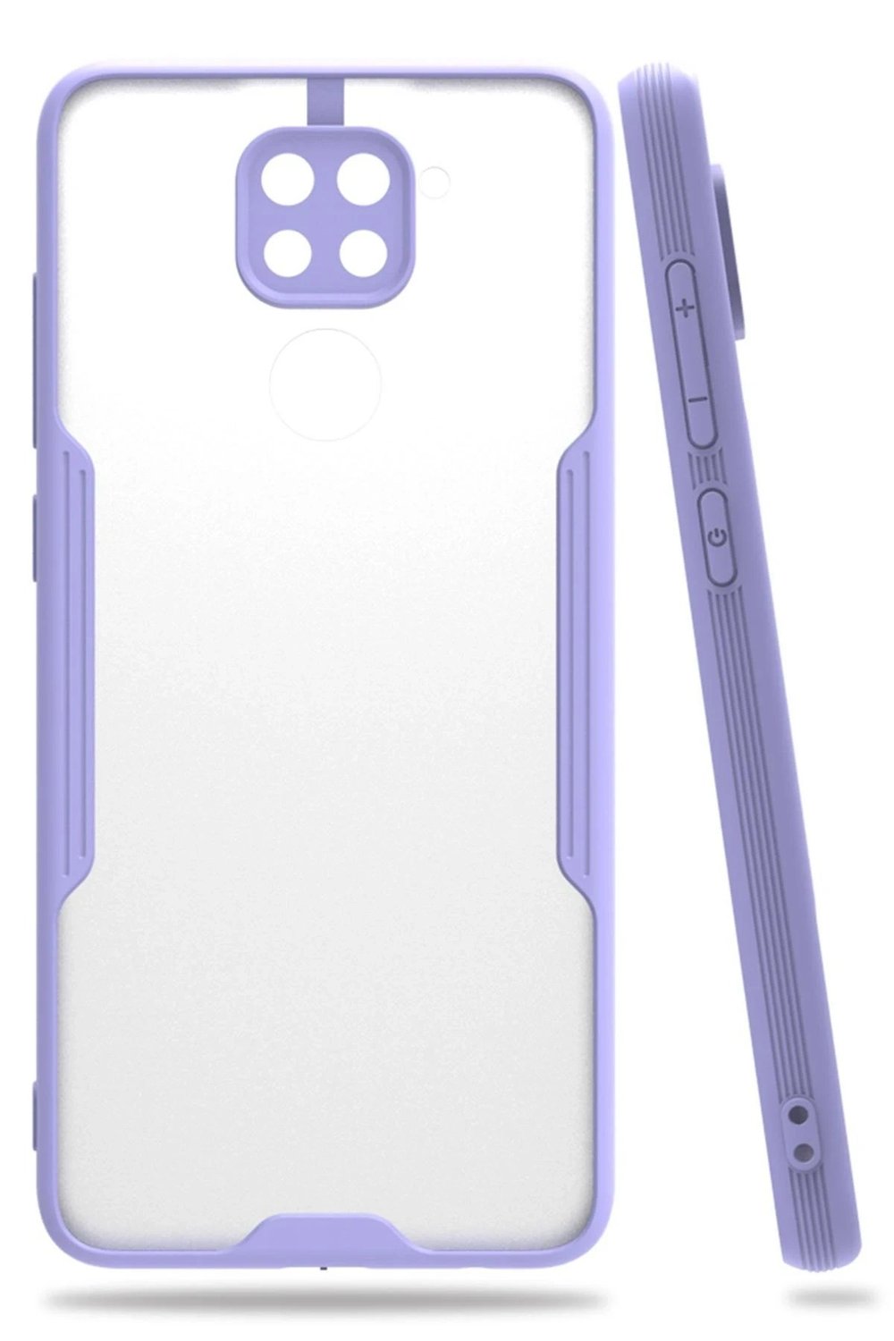 Mey İthalat®   Redmi Note 9 Kılıf Platin Silikon - Lila