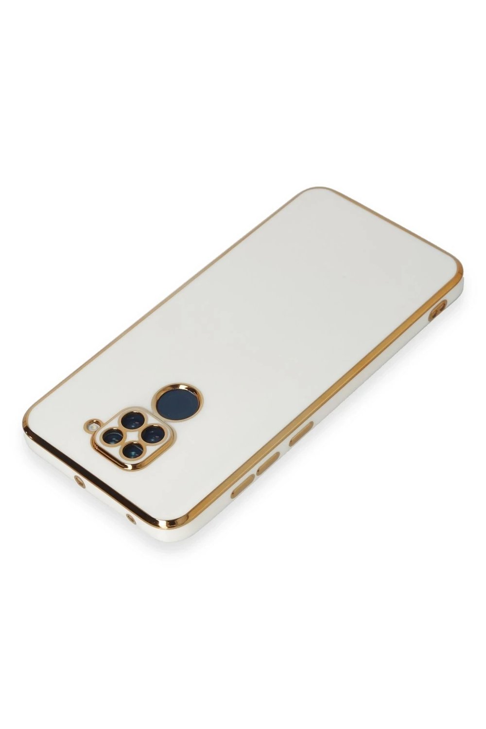 Mey İthalat®   Redmi Note 9 Kılıf Volet Silikon - Beyaz