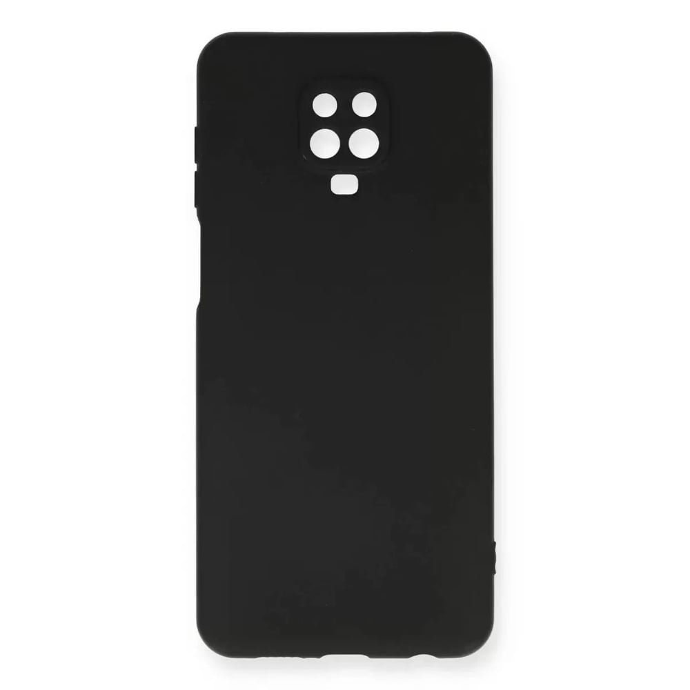 Mey İthalat®   Redmi Note 9 Pro Kılıf Nano içi Kadife Silikon - Siyah