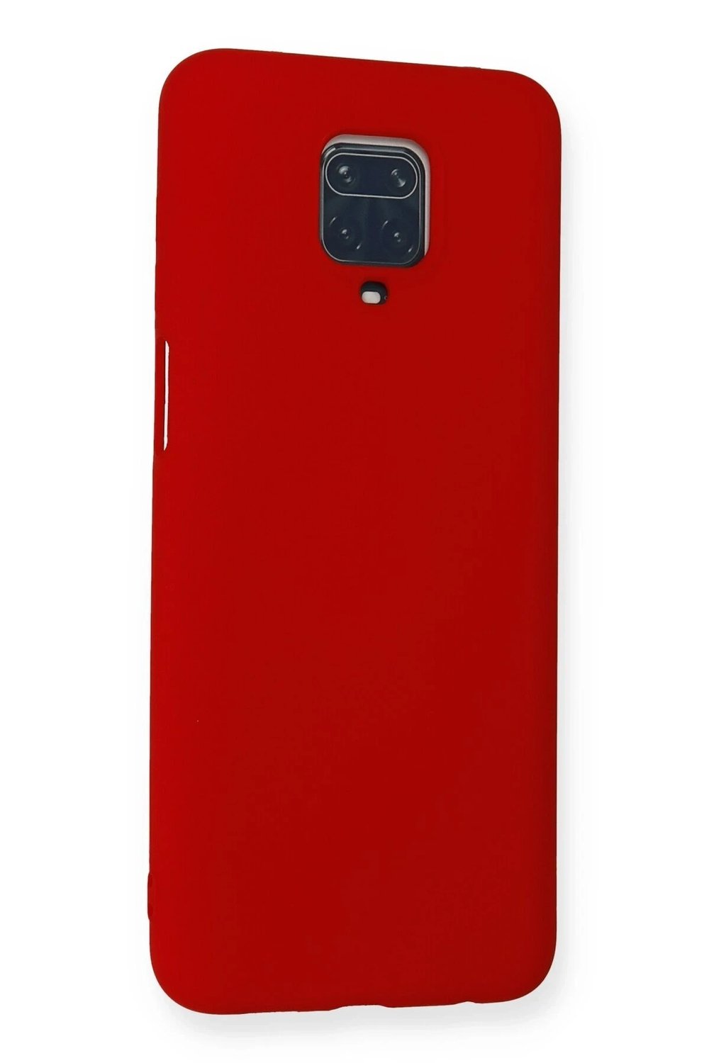 Mey İthalat®   Redmi Note 9 Pro Kılıf Nano içi Kadife Silikon - Kırmızı