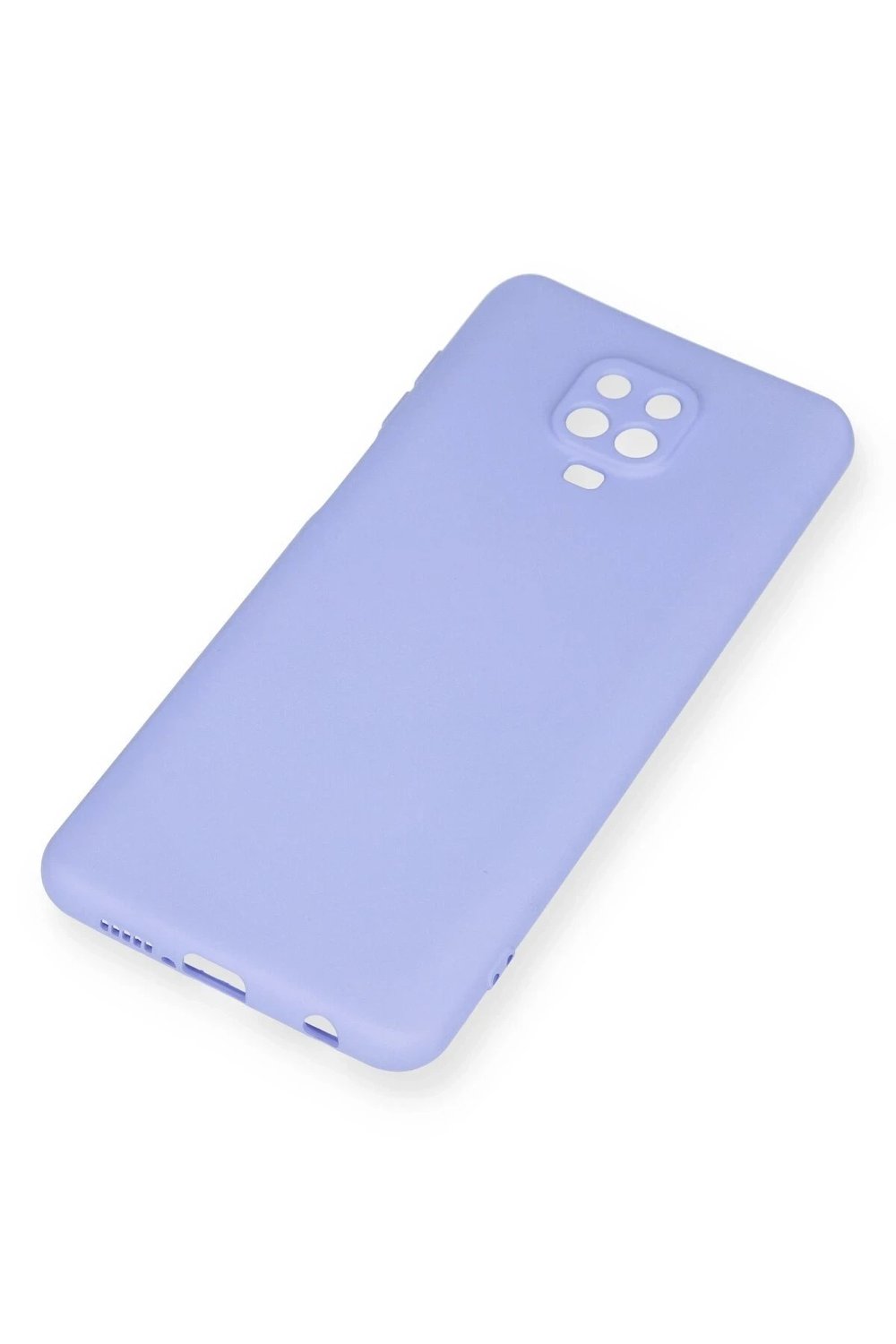 Mey İthalat®   Redmi Note 9 Pro Kılıf Nano içi Kadife Silikon - Lila