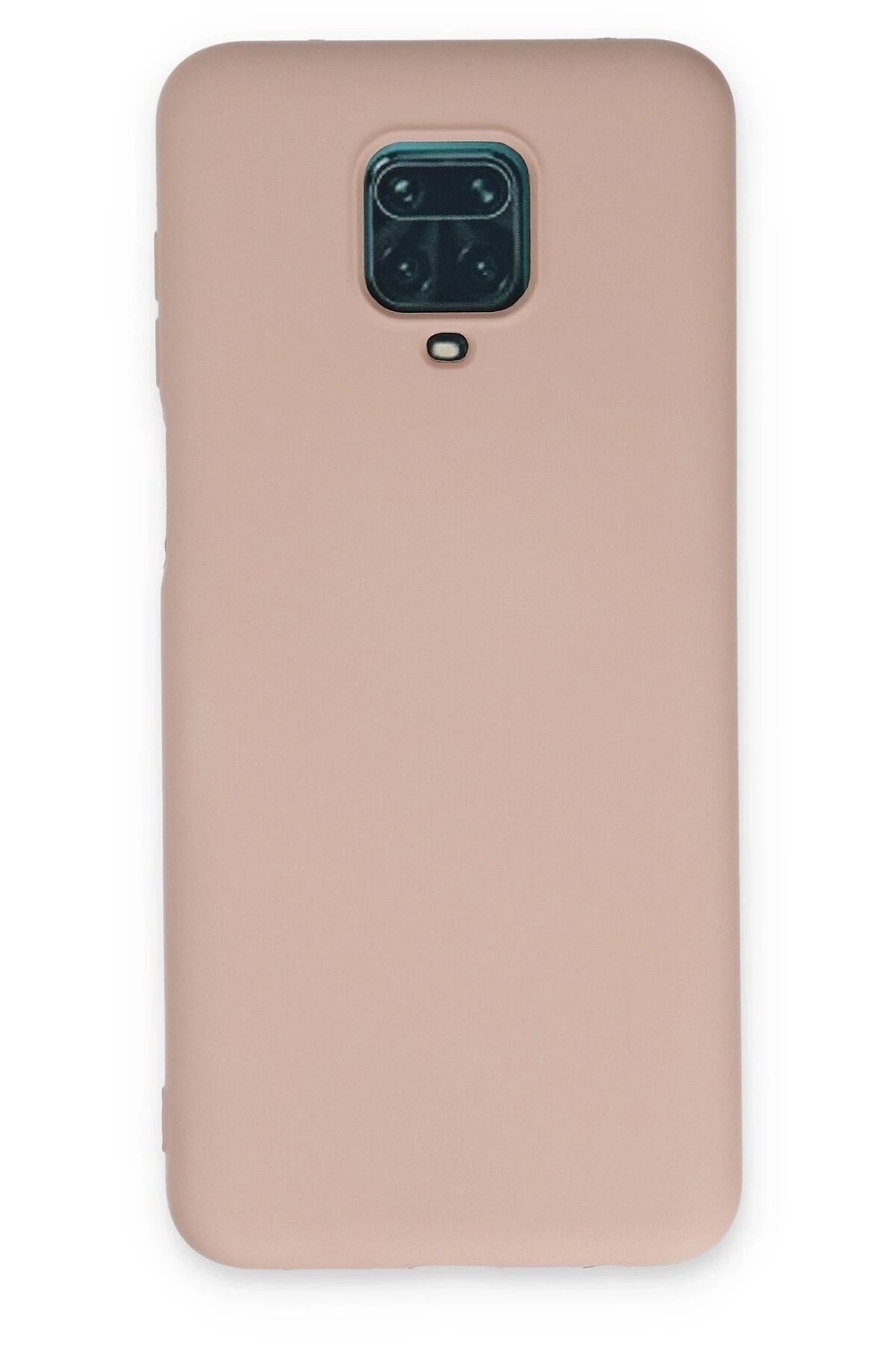 Mey İthalat®   Redmi Note 9 Pro Kılıf Nano içi Kadife Silikon - Pudra