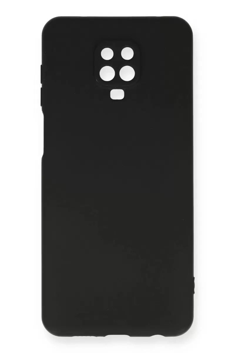 Mey İthalat®   Redmi Note 9 Pro Kılıf Nano içi Kadife Silikon - Siyah