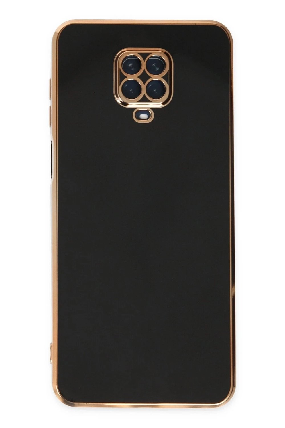 Mey İthalat®   Redmi Note 9 Pro Kılıf Volet Silikon - Siyah