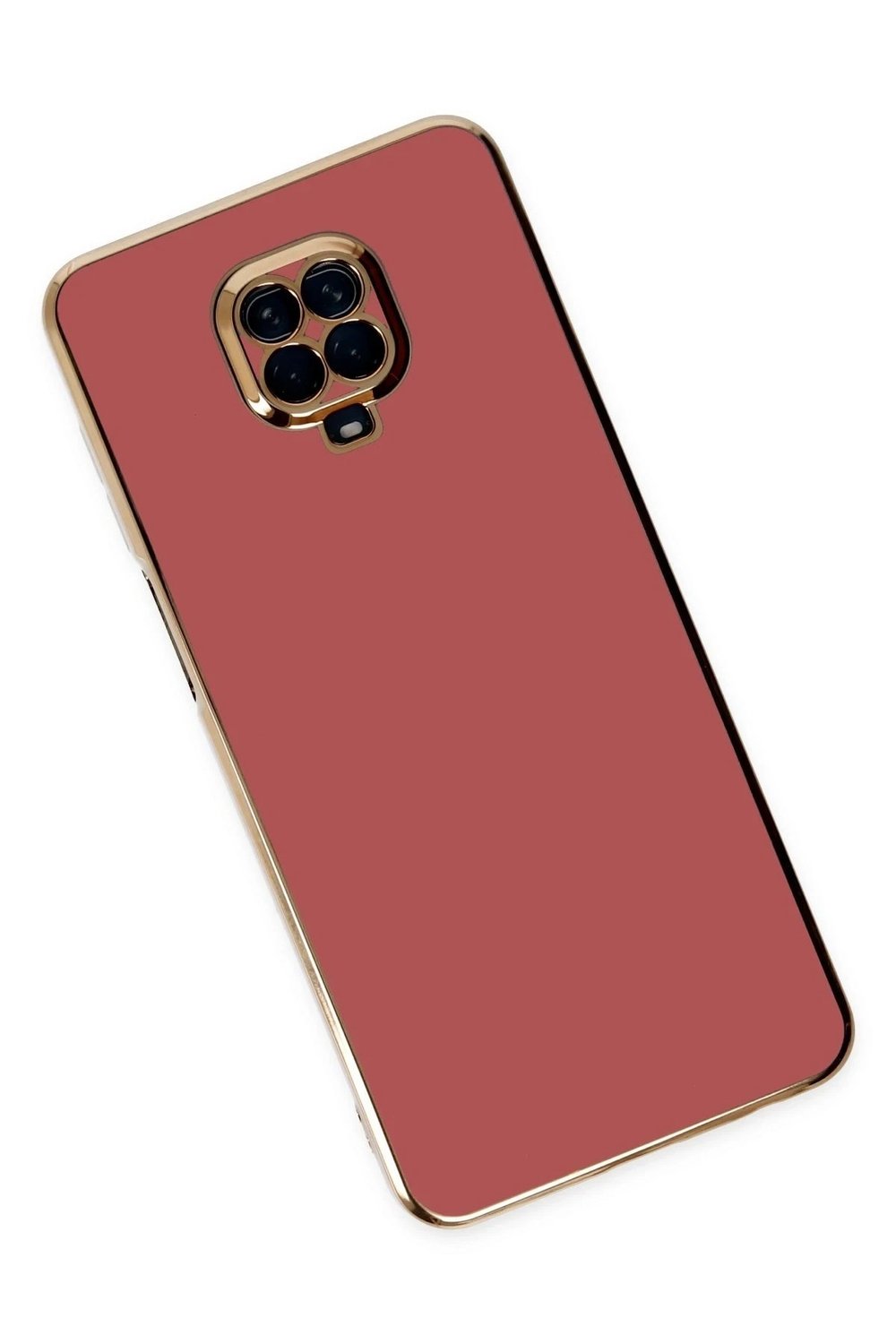 Mey İthalat®   Redmi Note 9 Pro Kılıf Volet Silikon - Kırmızı