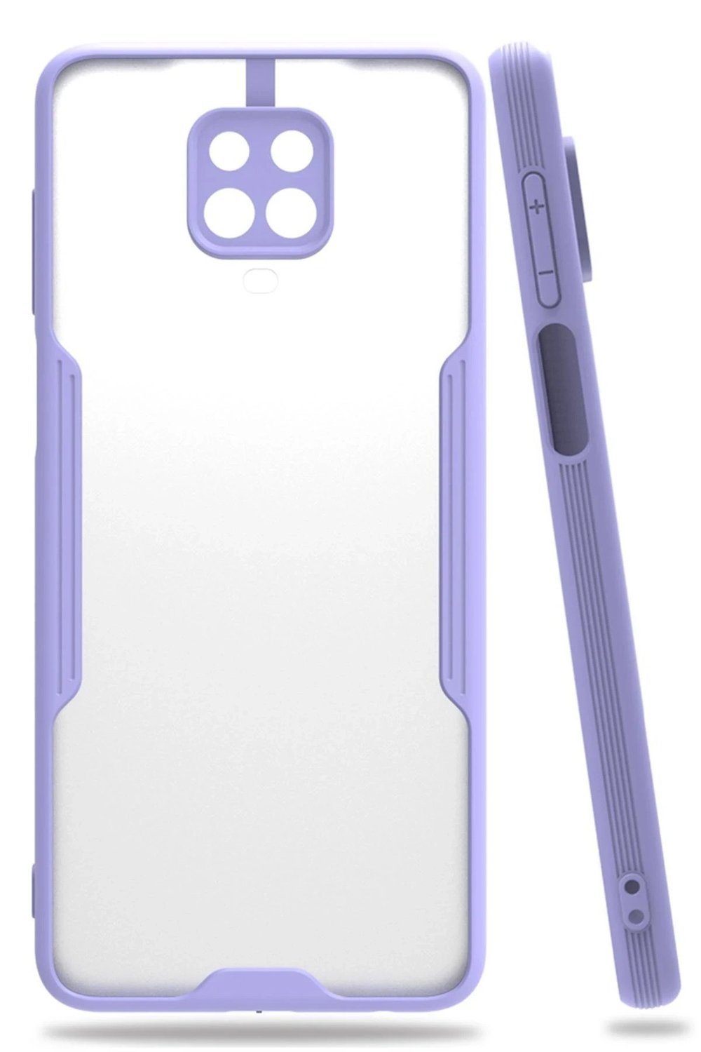 Mey İthalat®   Redmi Note 9S Kılıf Platin Silikon - Lila